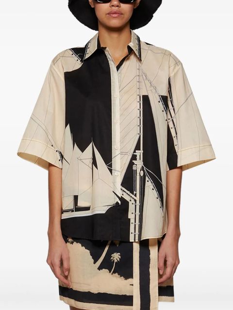 Johanna Ortiz Salty Promisses shirt - Neutrals - zdjęcie produktu nr 2