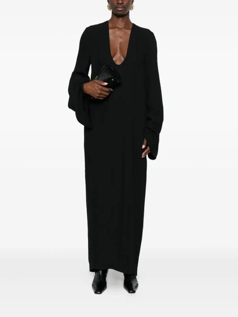 TOTEME bell-sleeve dress - Black