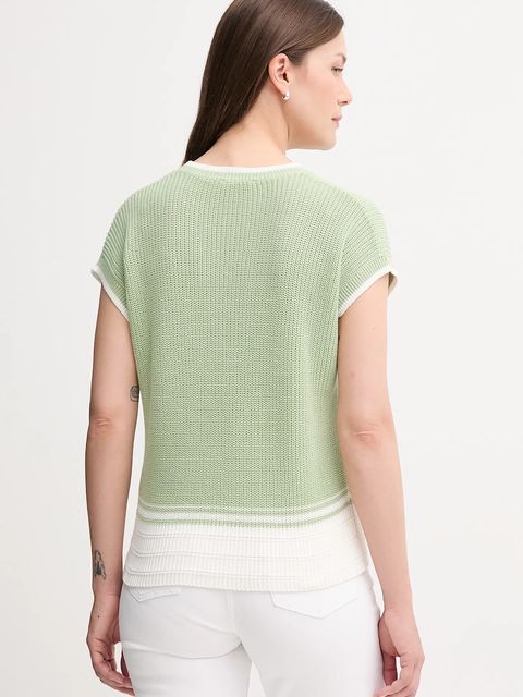 United Colors of Benetton kamizelka bawełniana damski kolor zielony 1494E10EH - zdjęcie produktu nr 2