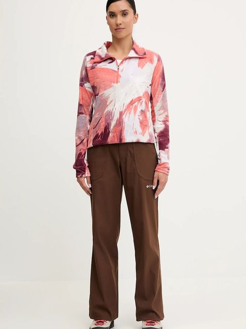 Columbia bluza sportowa Glacial IV kolor różowy wzorzysta 1802161 - zdjęcie produktu nr 2