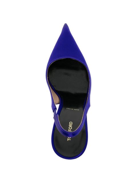 TOM FORD 110mm sling back pumps - Blue
