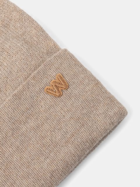 Weekend Max Mara czapka kaszmirowa CAIMANONEW kolor beżowy 2525576015600