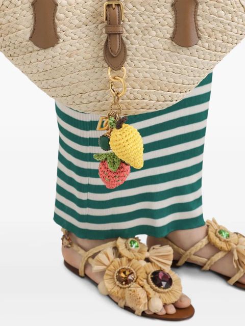 Dolce & Gabbana strawberry keyring - Gold