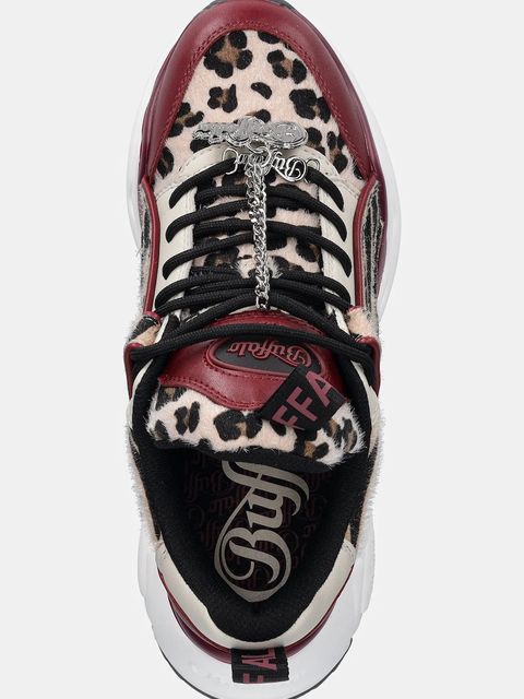 Buffalo sneakersy Binary Glam damskie kolor bordowy 1636515-RCL