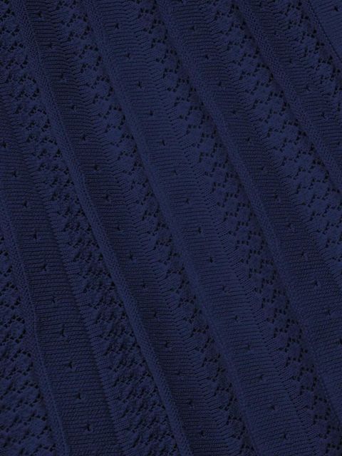 STAUD square-neck pleated top - Blue