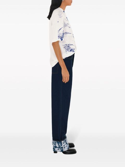 Burberry Equestrian Knight short-sleeve T-shirt - White