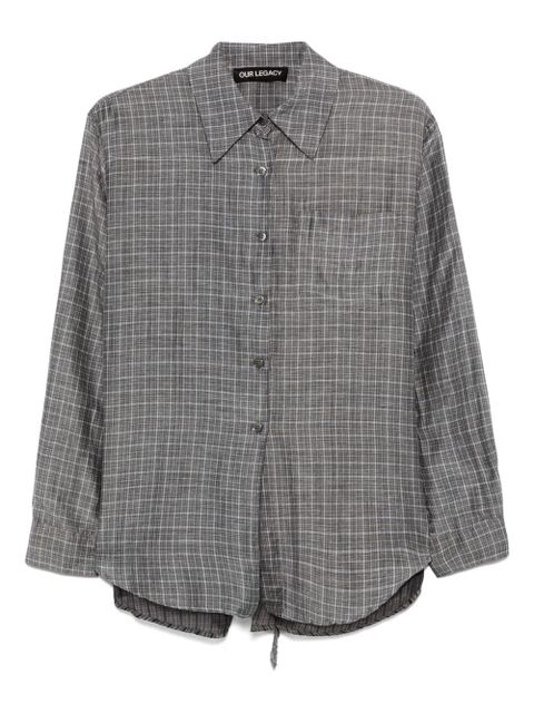 OUR LEGACY Apron shirt - Blue - zdjęcie produktu nr 1