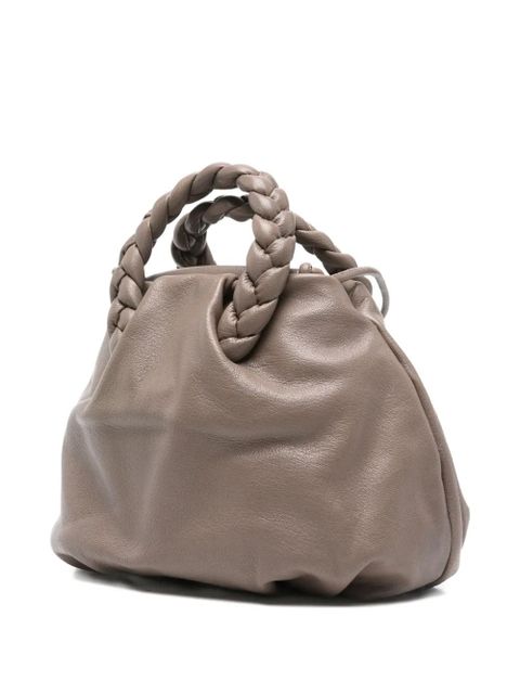 Hereu Bombon leather tote bag - Grey
