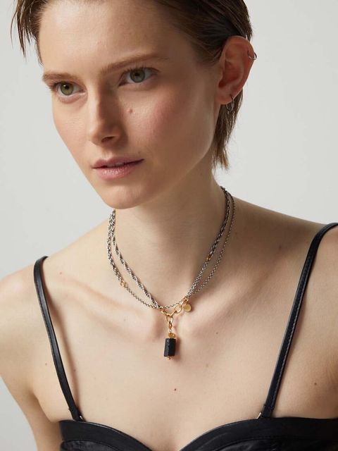 Answear.LAB naszyjnik srebrny wykonany ręcznie