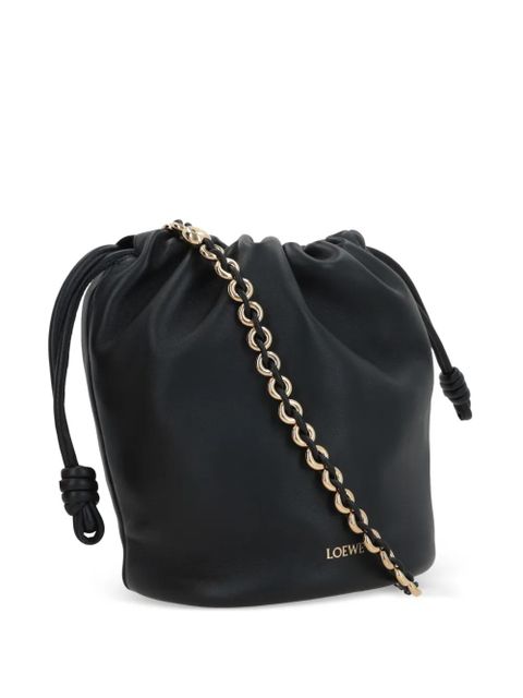 LOEWE small Flamenco bucket bag - Black