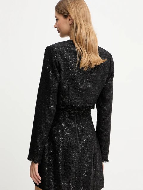 Bardot marynarka kolor czarny jednorzędowa gładka 59729JB1 - zdjęcie produktu nr 2