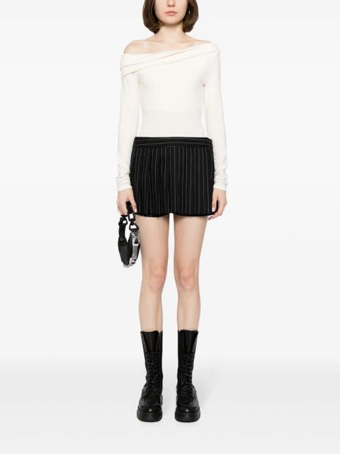 Reformation Elio off-shoulder top - Neutrals