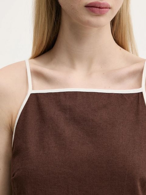 Abercrombie & Fitch sukienka lniana