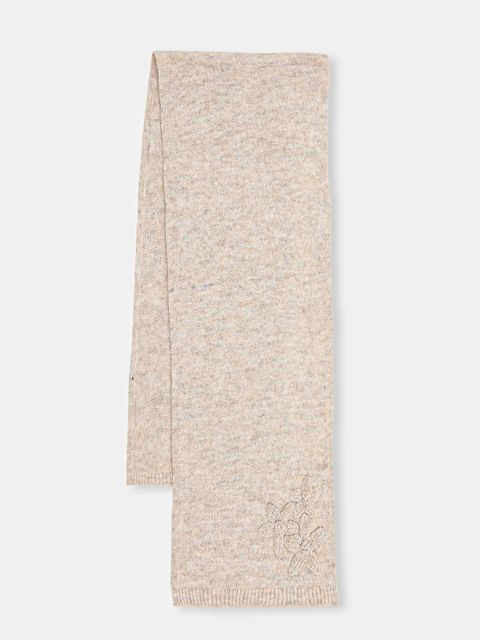 Medicine szal damski kolor beżowy melanżowy