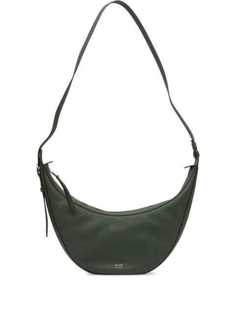 KHAITE Small Augustina crescent leather cross body bag - Green - zdjęcie produktu nr 1