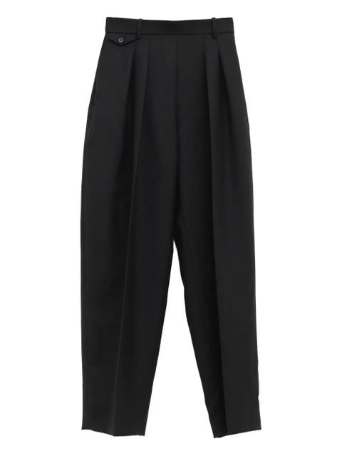 KHAITE Dugan button pleated trousers - Black - zdjęcie produktu nr 1