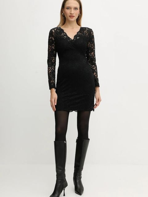 Morgan sukienka kolor czarny mini rozkloszowana RENEE - zdjęcie produktu nr 2