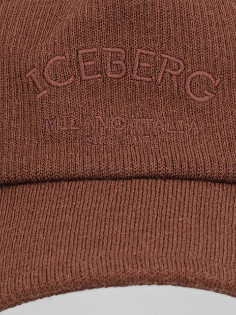 Iceberg czapka z daszkiem z wełną kolor brązowy 7102 6962 - zdjęcie produktu nr 2