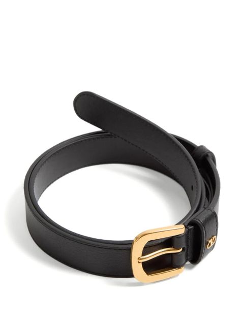 Valentino Garavani logo-plaque belt - Black - zdjęcie produktu nr 2