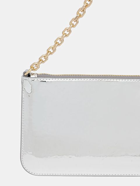 Tommy Hilfiger kopertówka kolor srebrny AW0AW18219 - zdjęcie produktu nr 2