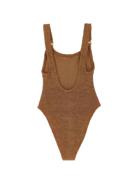 Hunza G Domino crinkle swimsuit - Brown - zdjęcie produktu nr 2
