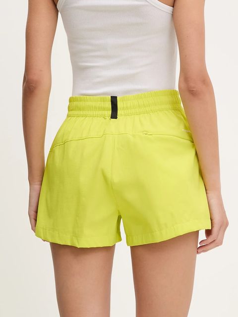 The North Face szorty Class V Pathfinder damskie kolor zielony gładkie high waist NF0A8BJ1JE31 - zdjęcie produktu nr 2