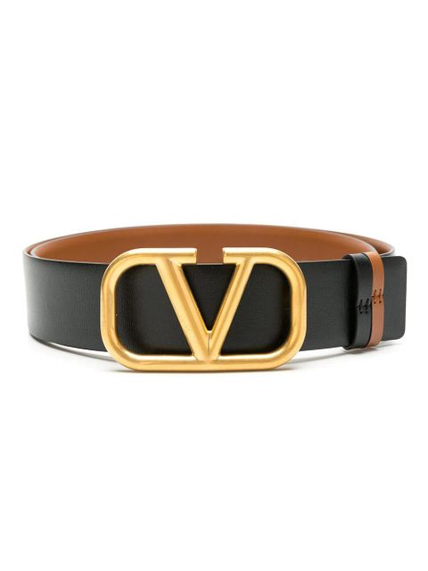 Valentino Garavani 40mm VLogo Signature reversible belt - Brown