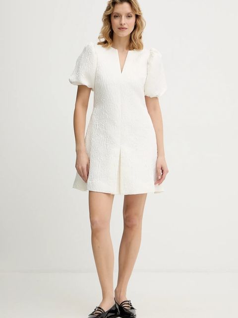 Stine Goya sukienka kolor beżowy mini rozkloszowana SG-PS26-D187-2448