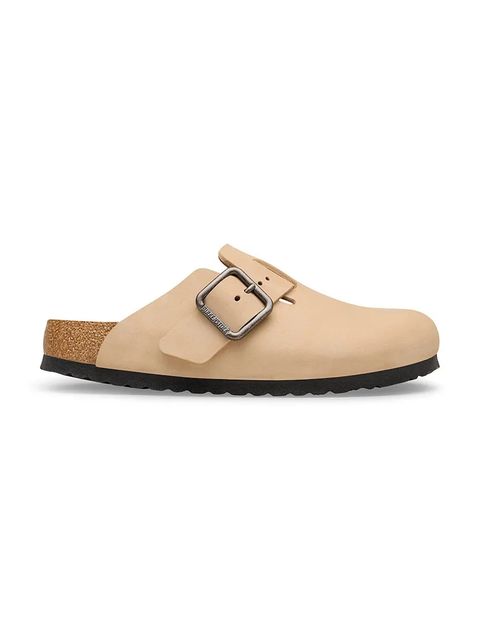 Birkenstock klapki nubukowe Boston - zdjęcie produktu nr 2