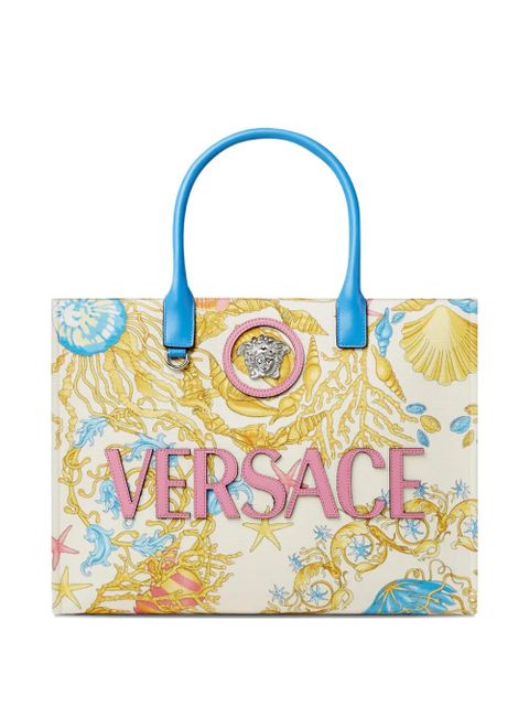 Versace Underwater Barocco-pattern tote bag - White - zdjęcie produktu nr 1