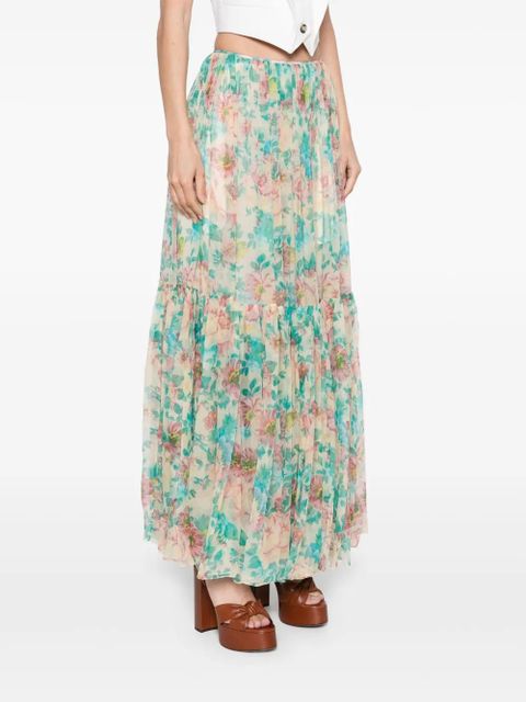Chloé printed maxi skirt - Neutrals