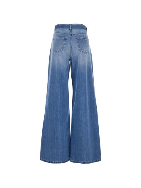 TWINSET belt flared jeans - Blue - zdjęcie produktu nr 2