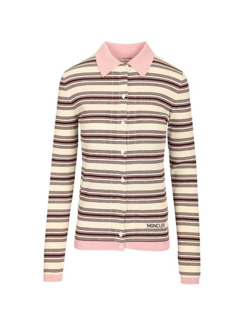 Moncler striped shirt - Neutrals - zdjęcie produktu nr 1