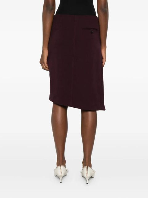 Victoria Beckham tailored wrap skirt