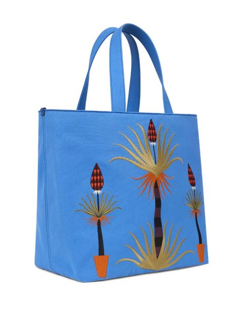 ETRO x Agostino Iacurci canvas tote bag - Blue