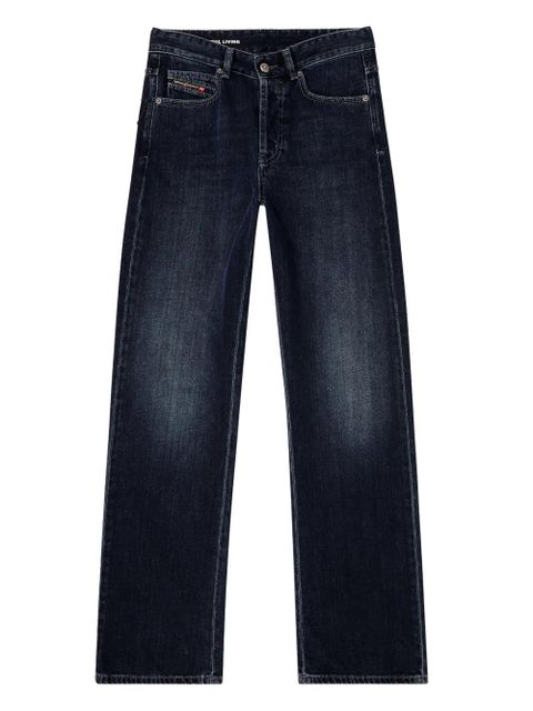 Diesel 1971 D-SENT-S1 shaded embroidered jeans - Blue - zdjęcie produktu nr 1