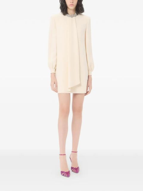 Valentino Garavani cady couture embroidered dress - Neutrals - zdjęcie produktu nr 2