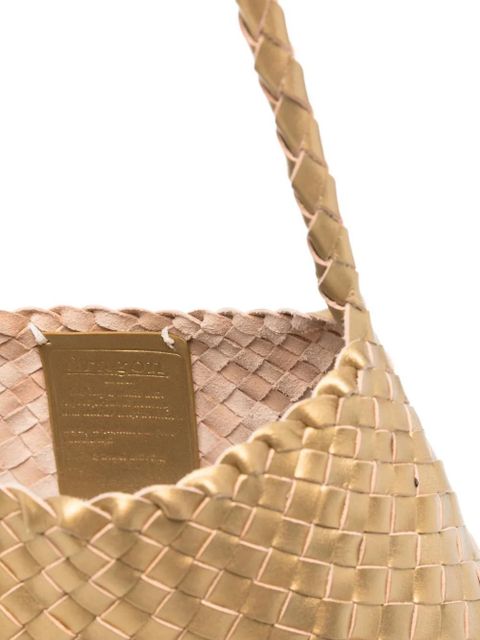 DRAGON DIFFUSION Rosanna woven tote bag - Gold