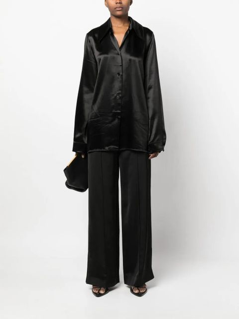 Jil Sander elasticated straight-leg trousers - Black - zdjęcie produktu nr 2