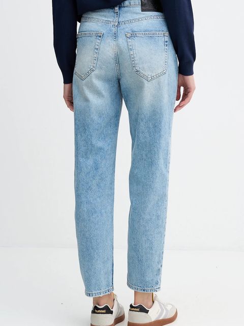 Sisley jeansy damskie medium waist 4TTZLE048 - zdjęcie produktu nr 2