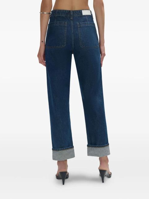 RE/DONE Bender double-pocket cuffed jeans - Blue