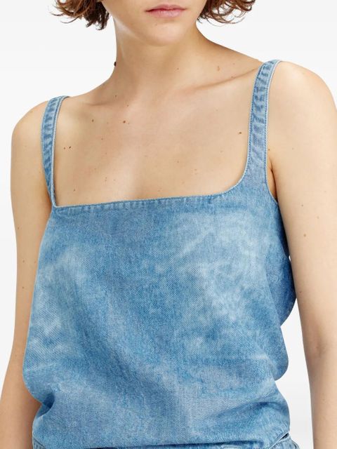 Diesel square neck top - Blue