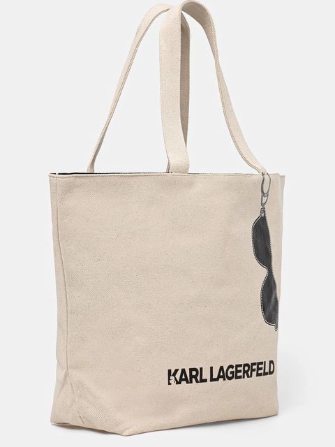 Karl Lagerfeld torebka dwustronna kolor beżowy A1W50020 - zdjęcie produktu nr 2