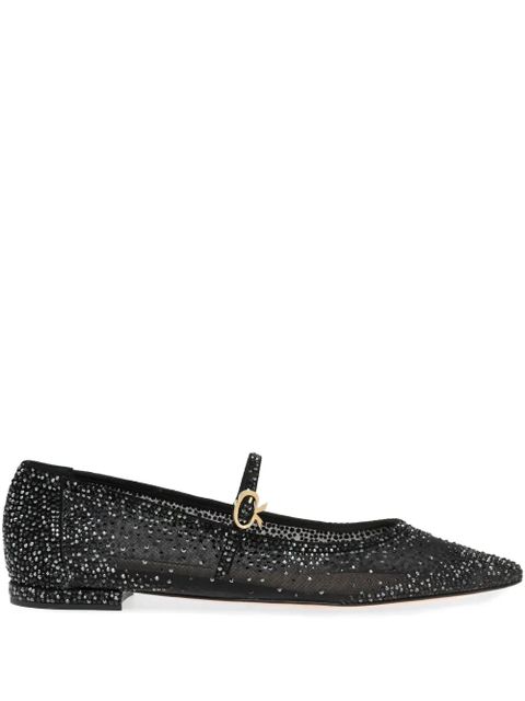 Gianvito Rossi Rania Mary Jane ballet flats - Black - zdjęcie produktu nr 1