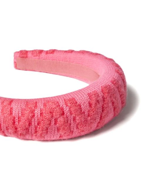 Valentino Garavani Vlogo cotton-blend headband - Pink