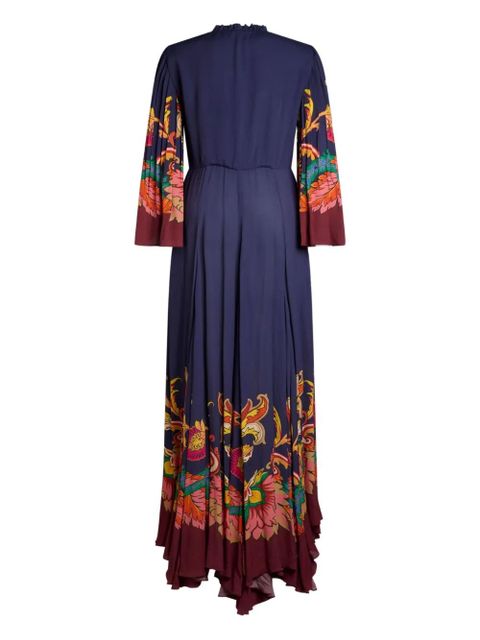 ETRO floral-print dress - Blue - zdjęcie produktu nr 2