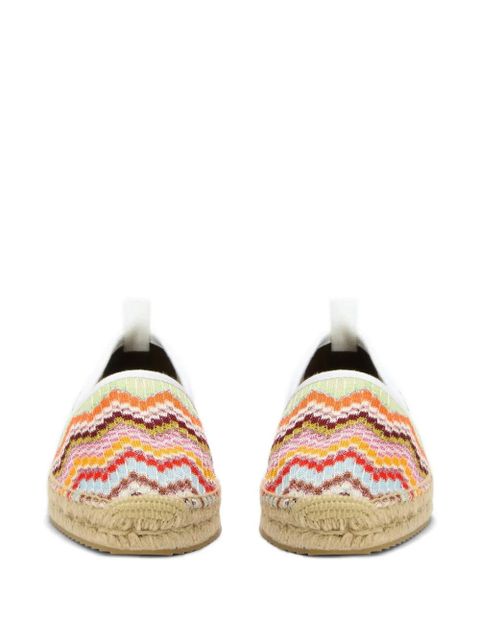 Missoni zigzag espadrilles - Orange
