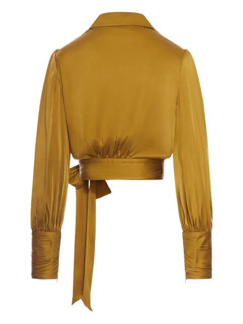 ZIMMERMANN silk wrap top - Yellow - zdjęcie produktu nr 2