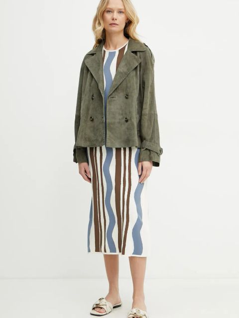 Weekend Max Mara sukienka kolor multicolor midi prosta 2515321012600