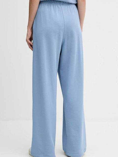 Tommy Hilfiger spodnie dresowe bawełniane damskie kolor niebieski z aplikacją WW0WW48784 - zdjęcie produktu nr 2